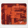 Part of a back-up emergency generator mousepad