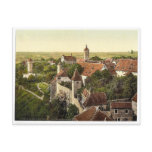 Part of the city, Rothenburg (i.e. ob der Tauber), Postcard