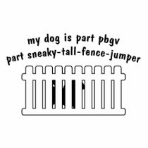 Part PBGV Part Fence-Jumper Photo Cut Out
