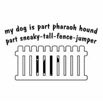 Part Pharaoh Hound Part Fence-Jumper Photo Cutout