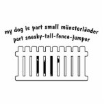 Part Small Munsterlander Part Fence-Jumper Photo Cut Outs