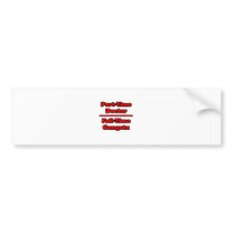 Part-Time Doctor .. Full-Time Gangsta Bumper Stickers