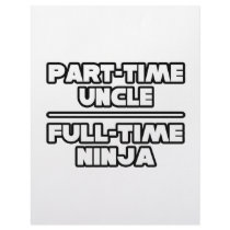 Part Time Uncle...Full Time Ninja Letterhead Template