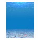 Parte inferior del mar plantillas de membrete
