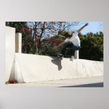 Parte trasera Noseslide de Willie D al wallride Poster