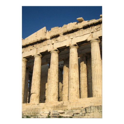 Parthenon Acropolis in Athens Personalized Invitation