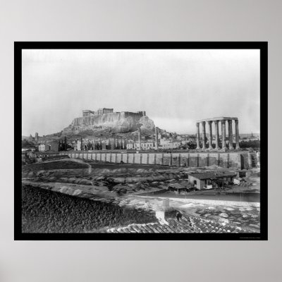 Parthenon Athens, Greece 1920