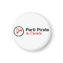 Parti Pirate du Canada magnets by piratepartyofcanada Parti Pirate du Canada magnets