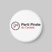 Parti Pirate du Canada magnets by piratepartyofcanada Parti Pirate du Canada magnets