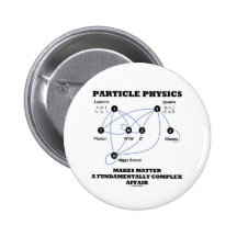 Particle Physics Makes Matter A Fundamentally Pinback Button