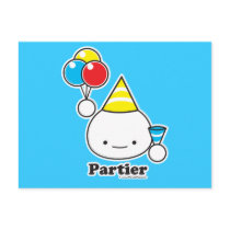 Partier Postcard