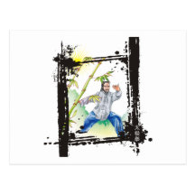 Parting Horse's Mane - Tai Chi Post Card