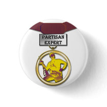 Partisan Expert medal button by Forumini Partisan Expert medal button