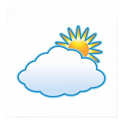 partly cloudy posters by shopaholicchick
