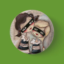 Partners in Crime - Button