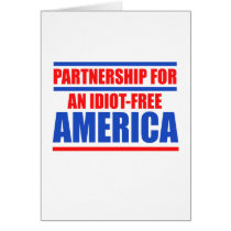 Partnership for an idiot-free America cards
