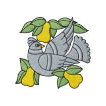 Partridge and Pears embroidered shirts