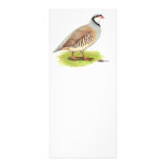 Partridge:  Chukar Rack Card