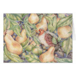 Partridge in a Pear Tree Christmas Card