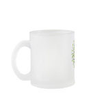 A Partridge in a Pear Tree Frosted Glass Mug