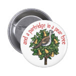 Partridge in a Pear Tree Pin
