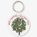 Partridge in a Perar Tree keychains by cutechristmas Partridge in a Perar Tree keychains