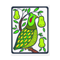 Partridge in Pear Tree postcards by BrandyHouse Partridge in Pear Tree postcards