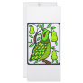 Partridge in Pear Tree Rack Card Design