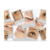 parts of the face postcards