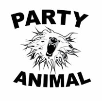 Party Animal. A Fun Design for Fun People. Acrylic Cut Outs