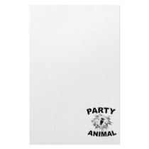 Party Animal. A Fun Design for Fun People. Stationery Design