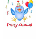 Party Animal Bluebird t-shirts by Spice Party Animal Bluebird t-shirts