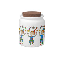 Party Animal Boy candy jars