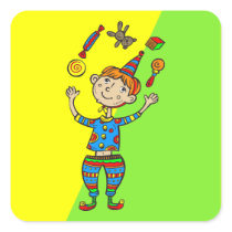 Party Animal Boy stickers