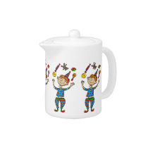 Party Animal Boy teapots
