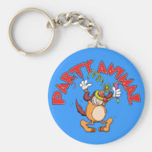 Party Animal Key Chains