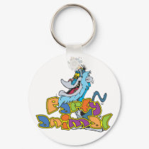 Party animal key keychains