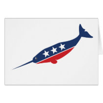Party Animal - Narwhal cards by CityRoyalty Party Animal - Narwhal cards