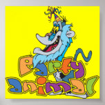 party animal picture posters