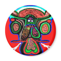 Party Animal - Red Bull in high spirits magnets by doonagiri Party Animal - Red Bull in high spirits magnets