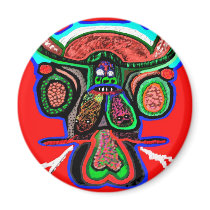 Party Animal - Red Bull in high spirits magnets by doonagiri Party Animal - Red Bull in high spirits magnets