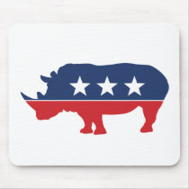 Party Animal - Rhino mousepads