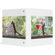 Party Animal Squirrel Binders
