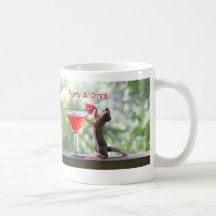 Party Animal Squirrel Coffee Mugs