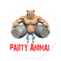 Party Animal stickers