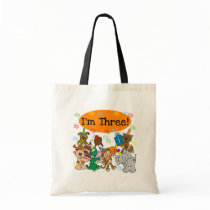 Party Animals 3rd Birthday Tshirts Tote Bags