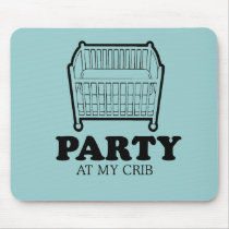 Party at my crib baby t-shirt use mats