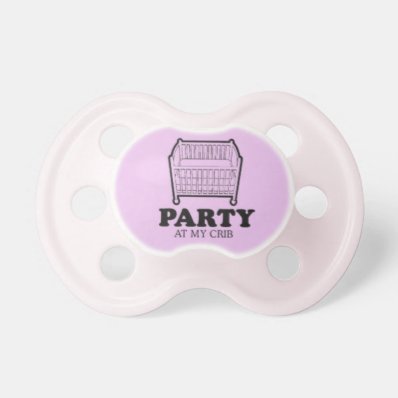 Party at my Crib BooginHead Pacifier