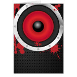 Party Background Greeting Cards