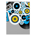 Party Background Greeting Cards